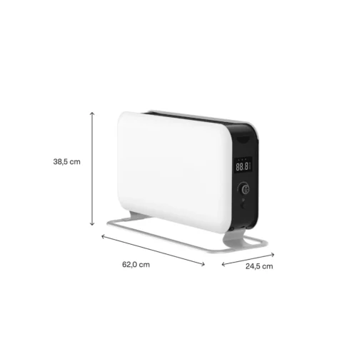 Mill Elektrikli Taşınabilir Panel Isıtıcı Wi-Fi Bağlantılı 1500W - Görsel 3