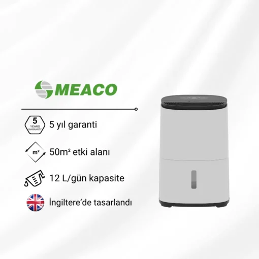 MeacoDry Arete® One 12L Nem Alma ve Hava Temizleme Cihazı