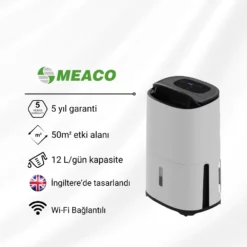 MeacoDry Arete® Two 12L Nem Alma ve Hava Temizleme Cihazı